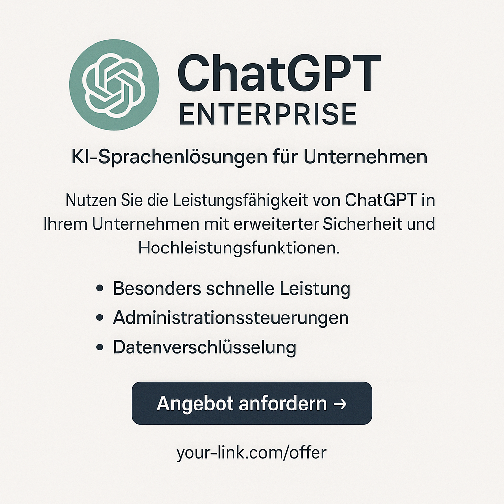 ChatGPT Plus / ChatGPT Team – KI-Assistenz für Text, Analyse & Automatisierung