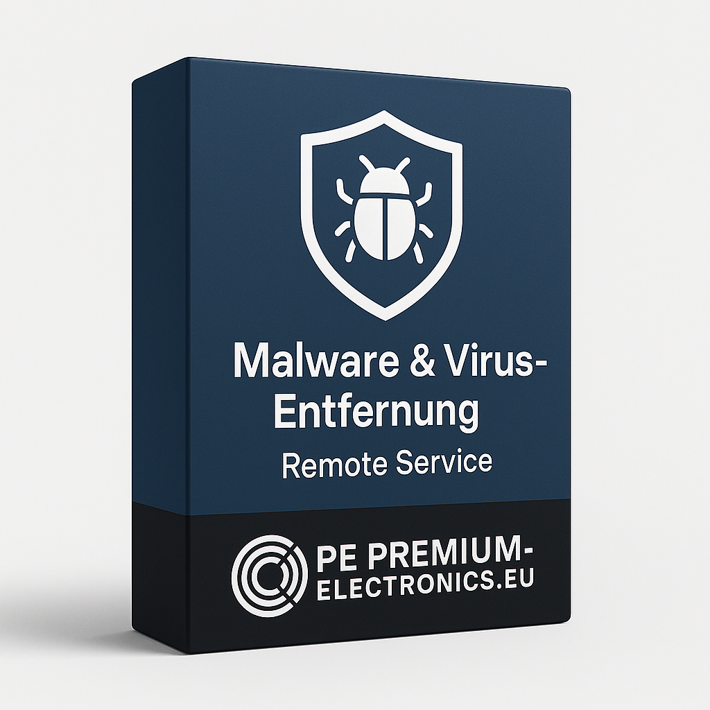 Malware & Virus-Entfernung – Remote Service (Digitale Dienstleistung)