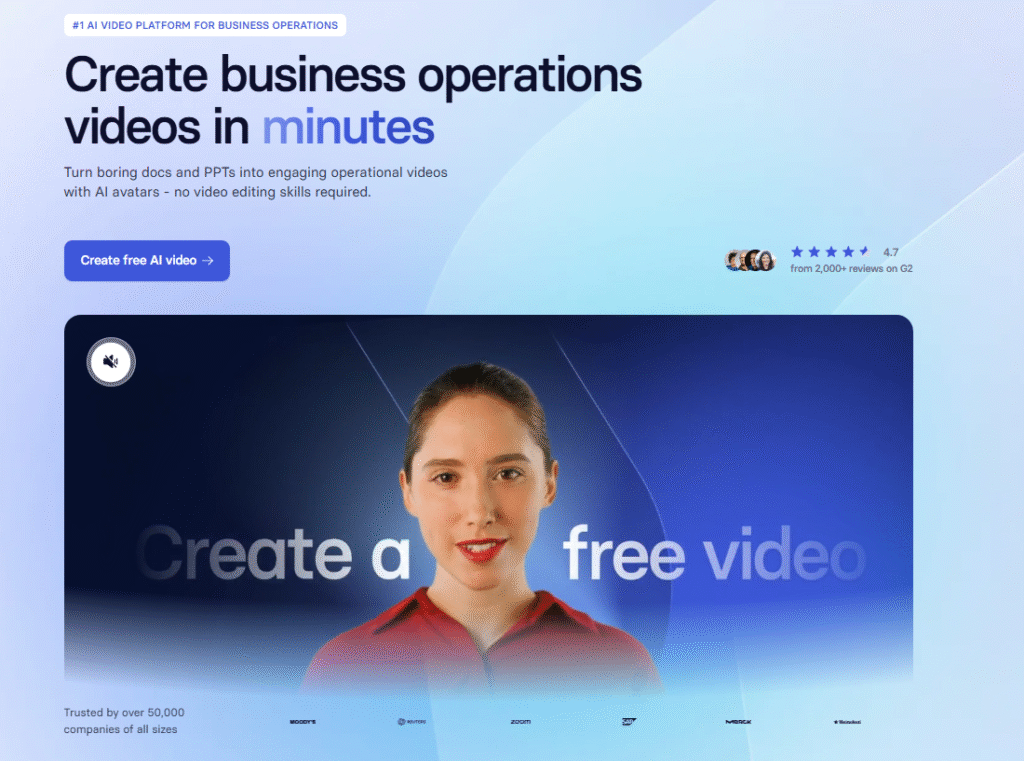 Synthesia Video KI – KI-Videos erstellen ohne Kamera & Studio