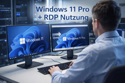 Windows 11 Pro + RDP Nutzung – Bundle