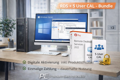 Windows Server 2022 + 5 Device CAL – Bundle