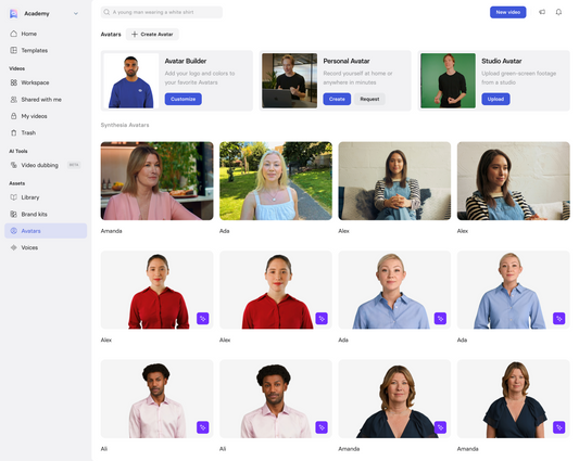 Synthesia Video KI – KI-Videos erstellen ohne Kamera & Studio