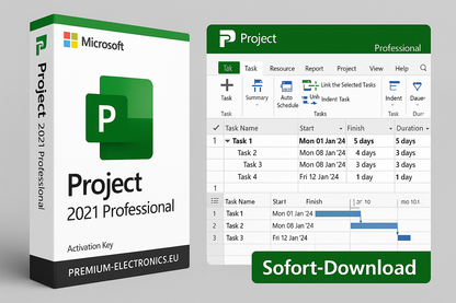 Microsoft Project 2021 Professional – Aktivierungsschlüssel