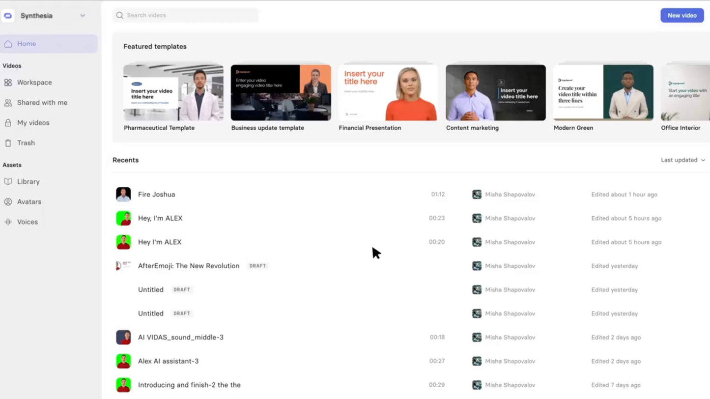 Synthesia Video KI – KI-Videos erstellen ohne Kamera & Studio