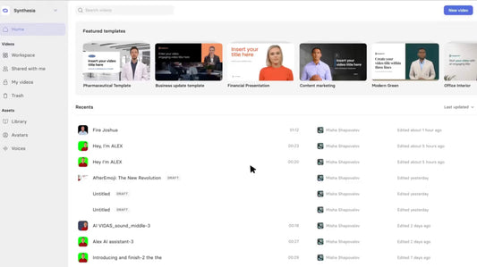 Synthesia Video KI – KI-Videos erstellen ohne Kamera & Studio