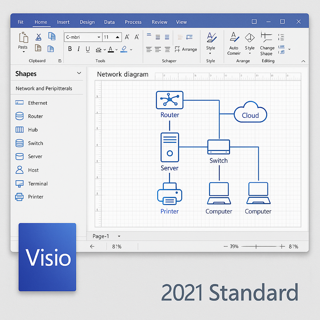 Microsoft Visio 2021 Professional – Aktivierungsschlüssel