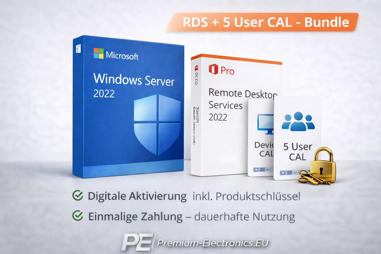 Windows Server 2022 + 5 Device CAL – Bundle