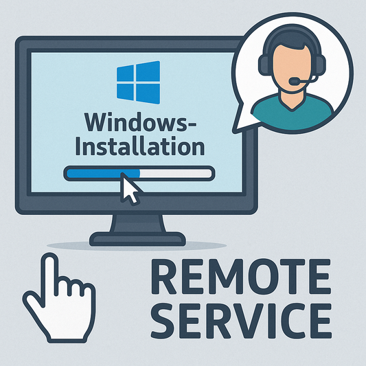 Windows Installation – Remote Service (Digitale Dienstleistung)