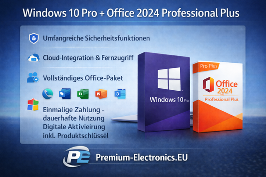 Windows 10 Pro + Office 2024 Professional Plus – Bundle