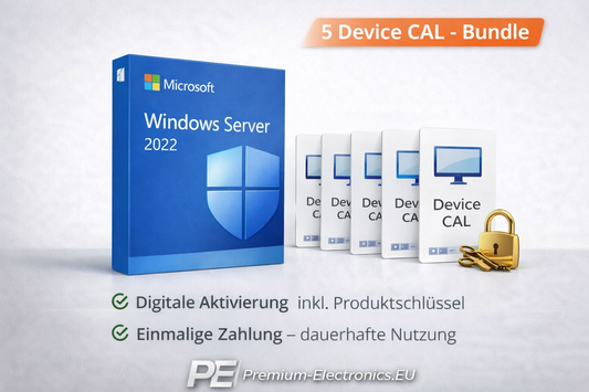 Windows Server 2022 + 5 Device CAL – Bundle