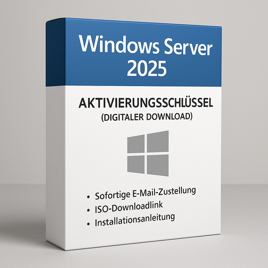 Windows Server 2025 – Digitaler Aktivierungscode (Standard / Essentials)