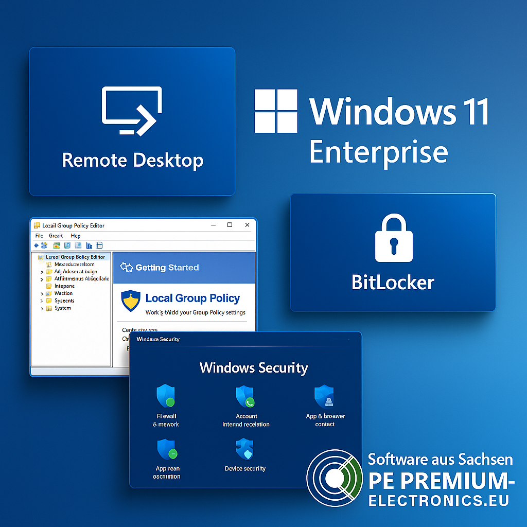 Windows 11 Enterprise – Digitaler Aktivierungscode (sofort einsatzbereit)