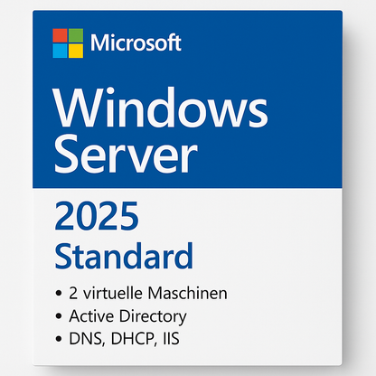 Windows Server 2025 – Digitaler Aktivierungscode (Standard / Essentials)