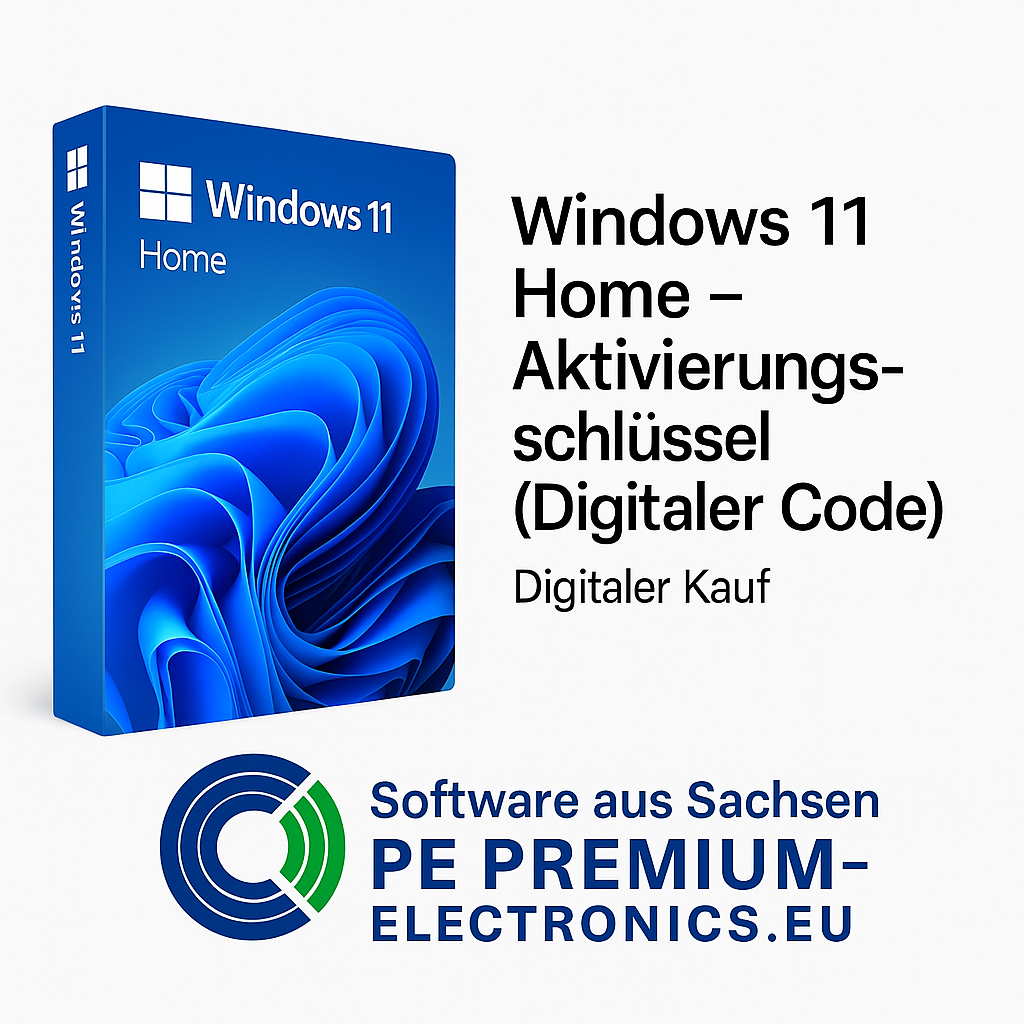 Windows 11 Home – Digitaler Aktivierungscode (sofort einsatzbereit)