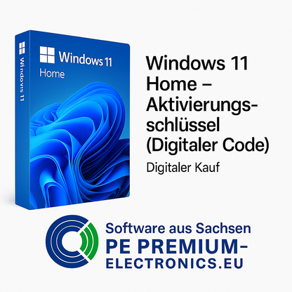 Windows 11 Home – Digitaler Aktivierungscode (sofort einsatzbereit)