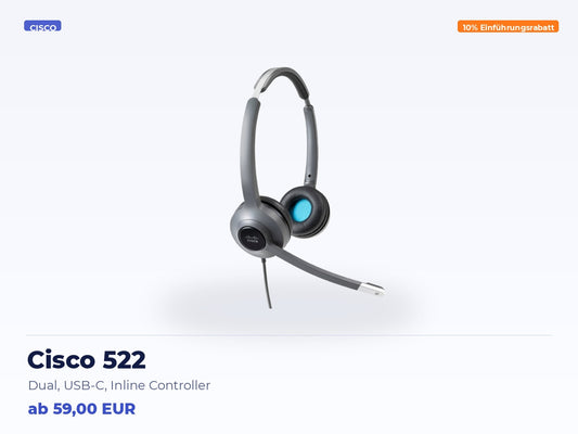 Cisco 522 – Dual, USB-C, Inline Controller