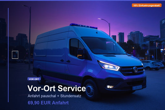 Vor-Ort Service - Anfahrt pauschal + Stundensatz