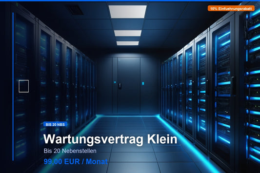 Wartungsvertrag Klein - Bis 20 Nebenstellen