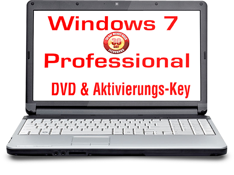 Windows 7 Professional OEM 64 Bit DVD+Aktivierungscode