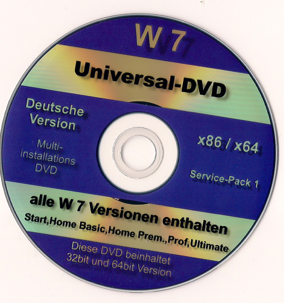 Windows 7 Ultimate OEM 32 Bit DVD+Aktivierungscode