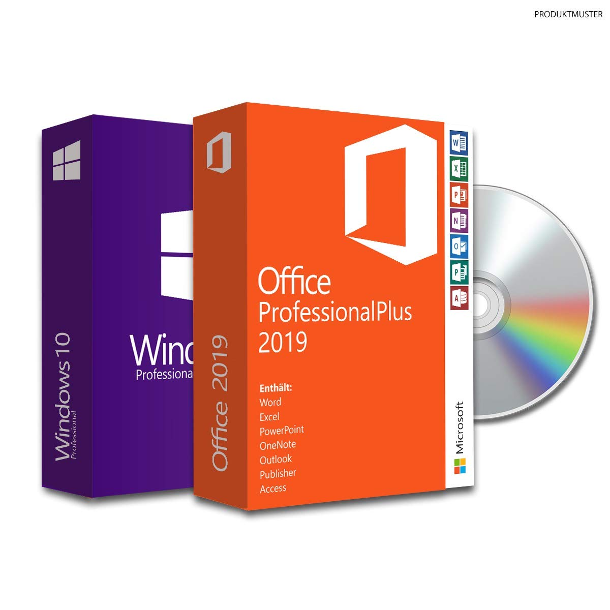 Bundle Windows 10 pro + Office 2019 proPLUS -VL- ESD|USB|DVD